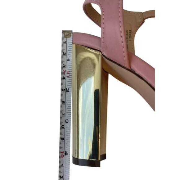 CHASE+CHLOE / Frank-1 / Pink / Strappy / Sandals With Embroidered Heart & Rainbo - Picture 6 of 8